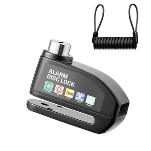 Antivol de sécurité en alliage d'aluminium avec alarme pour frein à disque de vélo, moto, vélo électrique et trottinette - Product Image 1