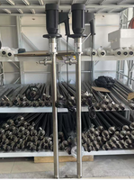 Pompe à fût électrique verticale industrielle portative en acier inoxydable pour huile, pompe à liquide électrique à vitesse variable