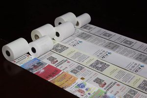 Customized Preprinted Premium Quality Thermal <b>Paper</b> <b>Rolls</b> Custom OEM LOGO Cashier <b>Paper</b> <b>Roll</b> - Product Image 4