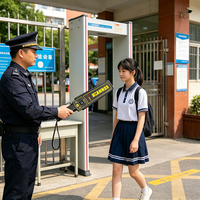 Detector de Metales Portátil Recargable MAIDUN de Alta Sensibilidad, con Carcasa de ABS, para Inspección de Seguridad Escolar