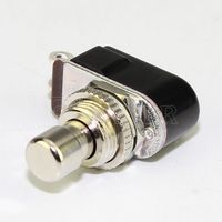 Interrupteur au pied momentané à toucher doux Daiertek SPST normalement fermé 2 broches, bouton poussoir pour pédale d'effet de guitare