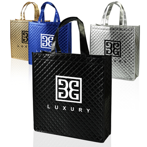 กระเป๋าผ้านอนวูฟเวนขนาดกลางพิมพ์โลโก้ได้ตามต้องการ - Product Image 1