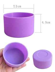 Manchon de tasse en silicone antidérapant, design isolant thermique et absorbant les chocs pour tasses en céramique - Product Image 2