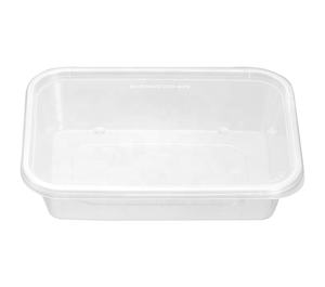 Contenedor de Alimentos de PP Apto para Microondas, Rectangular, para Restaurante, Comida para Llevar, Marca Tiya, Capacidad de 500 ml, Grado Alimenticio - Product Image 1