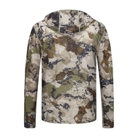 Sweat-shirt à capuche pour homme en laine mérinos de qualité supérieure, motif camouflage géométrique arboricole en relief, style streetwear