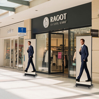 RAYBO Nuova Generazione di Pannelli LED Pieghevoli Portatili, Display Digitale HD ad Alta Definizione, Struttura in Alluminio Resistente