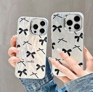 Custodia per telefono IMD Korea rosa carina papillon per <span class=keywords><strong>iPhone</strong></span> 15 14 13 12 <span class=keywords><strong>11</strong></span> <span class=keywords><strong>Pro</strong></span> Max elegante <span class=keywords><strong>Cover</strong></span> posteriore in <span class=keywords><strong>Silicone</strong></span> - Product Image 2