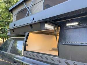 Автодом-прицеп для бездорожья с подъемной крышей, кемпер с санузлом, высококачественный туристический караван - Product Image 4