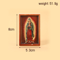 Recuerdo Turístico Religioso con Tema de Jesús, Material de Resina/Poliuretano/PP, Diseño Moderno, Duradero, Irregular, Mediano, Apto para Aniversarios