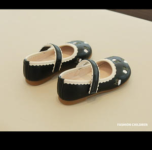 Zapatos para niñas, novedad de otoño 2023, zapatos individuales bordados para niñas pequeñas, suelas blandas para niños, zapatos de princesa dulces para niñas - Product Image 6