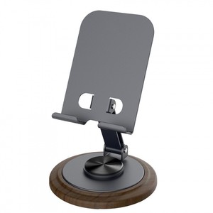 Soporte de Aleación Giratorio 360° Premium para Teléfono, Plegable y Ajustable para Escritorio, con Estabilización de Imagen para <span class=keywords><strong>iPad</strong></span>, Tablet y Transmisiones en Vivo - Product Image 1