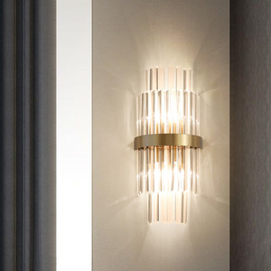 Lámpara de pared de cristal LED PC de lujo de alta calidad, 6W, estilo novedoso para dormitorio, hogar, Hotel, Villa, pasillo, decoración, instalación empotrada - Product Image 4