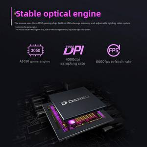 Souris de jeu filaire DARUO Wrangler, interface USB, 7 boutons, rétroéclairé<span class=keywords><strong>e</strong></span>, programmable pour <span class=keywords><strong>LOL</strong></span>/CF PlayerUnknown's Battlegrounds <span class=keywords><strong>E</strong></span>-Sports - Product Image 5