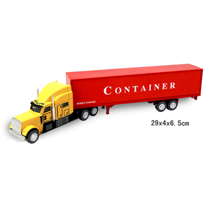 Jinming <strong>Best</strong> Selling Die Cast Truck Alloy Metal Free Wheel <strong>Car</strong> Toy with 2 Small <strong>Cars</strong> Container Truck Toy <strong>Set</strong> - Product Image 3