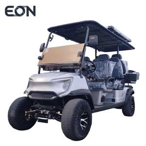 Белый 6-местный Электрический четырехколесный Гольф-кар - Product Image 2