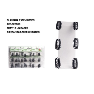 Clip marrone (2.3cm) 6x12-accessori di bellezza - Product Image 1