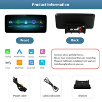 AUTOABC Écran de Tableau de Bord 12,3" Sans Fil CarPlay Android Auto pour Mercedes Benz NTG4.5 W176 C117 X156 W246 W204 W212 CLA200