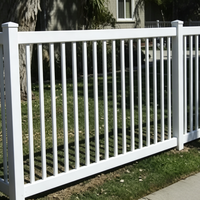Clôtures de jardin Fentech en PVC blanc écologiques, hauteur 1,80 m, anti-UV, anti-rongeurs, économiques pour balcons et maisons
