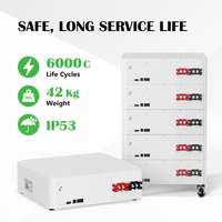 Batterie de stockage d'énergie solaire domestique empilable 5kWh 10kWh 20kWh, stockage d'énergie 51.2V 100Ah 200Ah, batterie lithium-ion LiFePo4