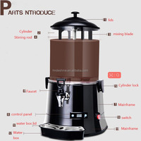 Réchauffeur chaud de boisson de machine de distributeur de chocolat de fabricant de chocolat chaud 10L