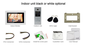 8 multi apartamentos 4 cable de vídeo puerta teléfono intercomunicador puerta <span class=keywords><strong>edificio</strong></span> interfone com video - Product Image 4