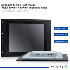 Layar Sentuh LCD Kapasitif Widescreen 17 Inci Terintegrasi, Tahan Air IP66, Monitor Rak Industri Kelas Industri - Product Image 4