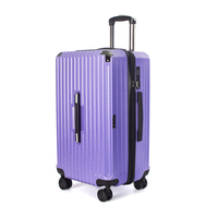 Nouvelle conception, valise de voyage unisexe multifonctionnelle à grande capacité, légère, simple, avec roulettes, ensemble de bagages