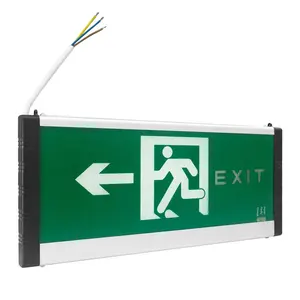 Customized Rechargeable 4W LED Exit Light Sign for Emergency