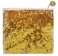 Sac cosmétique à paillettes en PVC Sac de maquillage à paillettes Transparent Écologique Logo personnalisé OEM Fashion Pack Zipper Bags Glitter