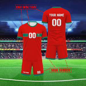 Maglia <span class=keywords><strong>da</strong></span> <span class=keywords><strong>Calcio</strong></span> Personalizzabile per <span class=keywords><strong>Uomo</strong></span>, 100% Poliestere Traspirante ad Asciugatura Rapida, Set con Logo e Motivo Stampabili Gratuitamente - Product Image 1