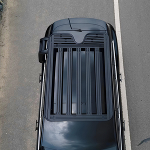 Porte-bagages <span class=keywords><strong>de</strong></span> <span class=keywords><strong>toit</strong></span> en aluminium <span class=keywords><strong>de</strong></span> qualité supérieure avec échelle latérale et boîte latérale pour <span class=keywords><strong>Porsche</strong></span> Cayenne 2005-2012 - Product Image 2