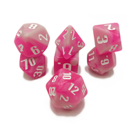 Vente flash - Jeu de dés de qualité supérieure en résine, dés à six faces, mélange de deux couleurs