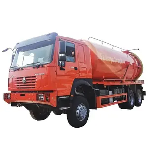 Sino Howo 6X6 Vacuum Suction Truck 20cbm Sewage Pump Truck All Wheel Drive Sewage Pumping Trucks