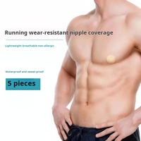 Autocollants de mamelon imperméables invisibles pour hommes, résistants à la sueur et aux chocs, pour les sports de marathon, anti-friction