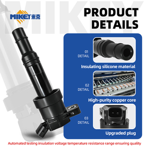 Bobina di Accensione MIKEY 2730003150 per Kia K2 Sedan K2S KX Pegas <span class=keywords><strong>Stonic</strong></span>, Ricambi Auto di Alta Qualità Disponibili in Fabbrica per HYUNDAI KIA - Product Image 3