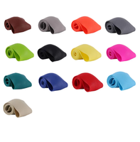 Accessoires de voiture, housse de volant en silicone souple antidérapante, housse de volant de couleur bonbon pour voitures