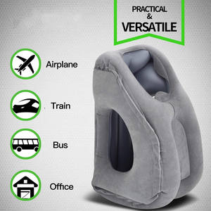 हवाई जहाज के लिए आराम Inflatable यात्रा तकिया, गर्दन सिर को आराम तकिया के लिए लंबी सो पर हवाई जहाज उड़ान Inflatable तकिए - Product Image 5