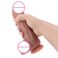 Consolador grande y realista de silicona con control remoto, vibrador con ventosa fuerte para mujeres, juguete sexual, consolador de empuje, Juguetes sexuales