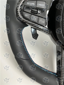 <span class=keywords><strong>Volante</strong></span> Deportivo <span class=keywords><strong>M</strong></span> con LED de Fibra de Carbono Forjado para <span class=keywords><strong>BMW</strong></span> F30 F10 M5 F90 F20 X5 E70 X6 X6M E71 <span class=keywords><strong>E46</strong></span> M3 E39 E60 E92 M4 G20 G30 - Product Image 6