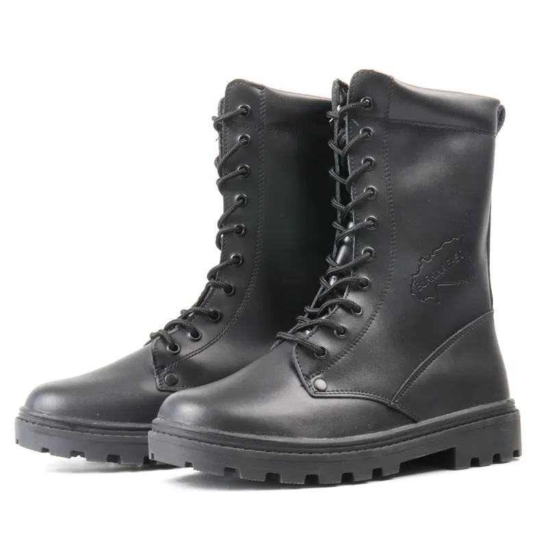 SONICE BOOT Fournisseur de chaussures en cuir de vachette imperméable pour hommes Bottes de combat d'entraînement tactique de conception supérieure