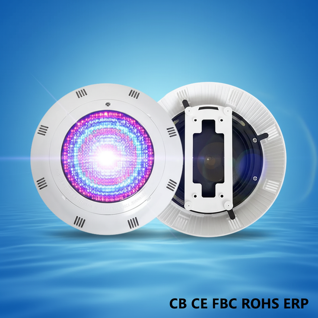 Swimming Pool Light Underwater ABS UV Material Led Underwater Light 18W 25W 12V 24V Swimming Pool Lighting