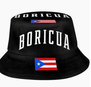 بويرتو ريكو طباعة علم الصياد قبعة واقية من الشمس كرة القدم الأوروبي زهرة المملكة المتحدة قبعة للرياضة في الهواء الطلق - Product Image 3
