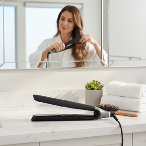 <span class=keywords><strong>Lisseur</strong></span> de <span class=keywords><strong>cheveux</strong></span> électrique en céramique avec revêtement en aluminium, LED, double fonction humide/sec, multi-températures, portable, pour la maison, l'hôtel, l'extérieur - Product Image 5