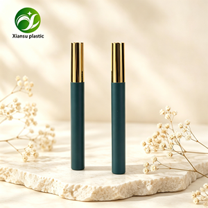 Tubi Vuoti per Mascara di Lusso in Teal Opaco con Tappo Metallico e Scovolino Curvo, Contenitori Cosmetici all'Ingrosso per Brand di Makeup - Product Image 5