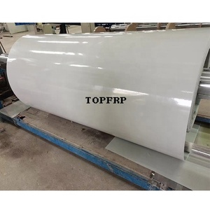 High Glossy FRP Fiberglass <b>Flat</b> Panel Roll with Gel Coated - Product Image 1