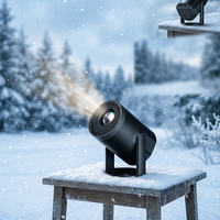 Projecteur intelligent portable mini JUNUO Turn 1, modèle privé, Allwinner WiFi6 BT5.2 1+8GB, courte focale 720P 8K, 235 pouces, Home Cinéma