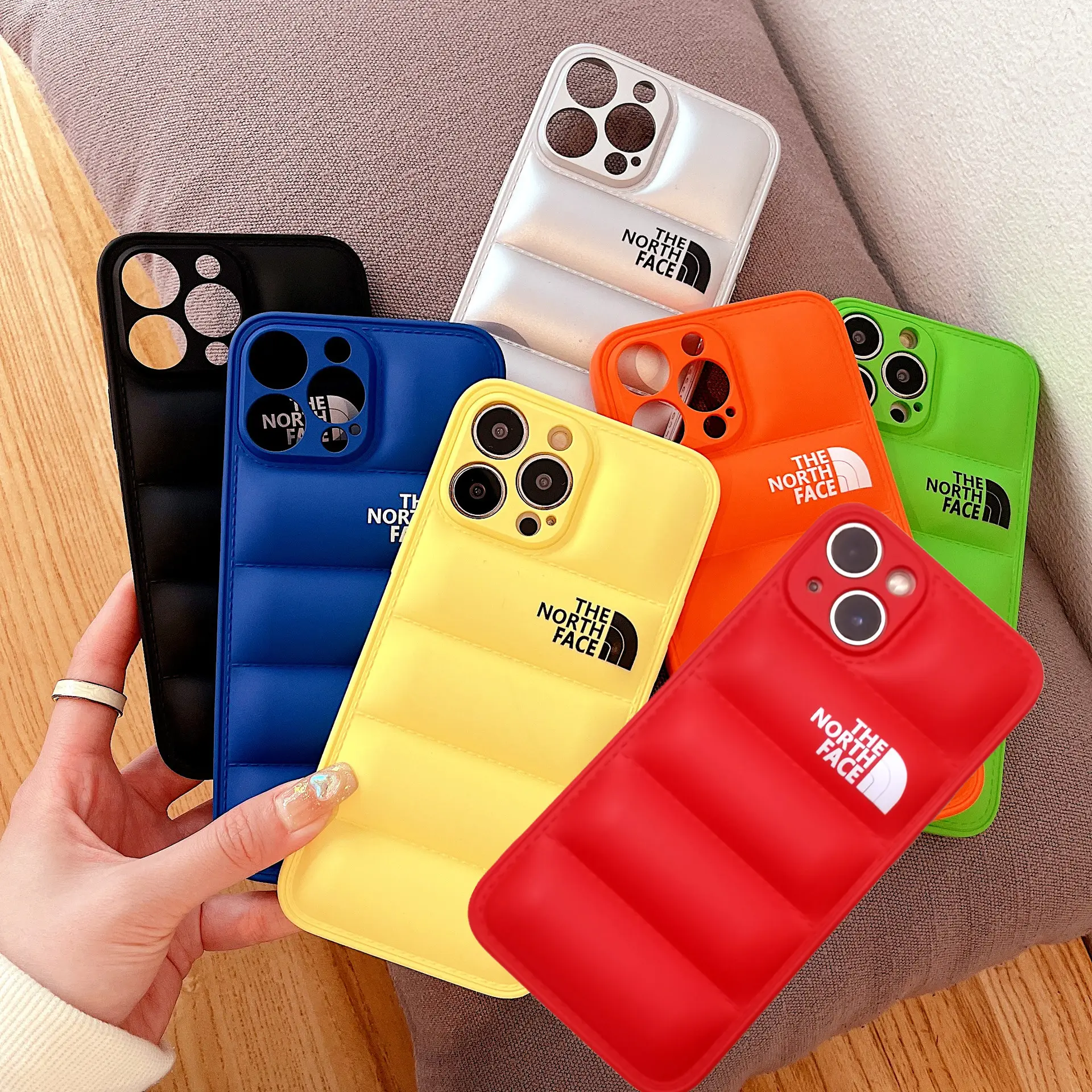 2023 Popular Down Jackets style street fashion TPU phone case for iphone 11 12 13 14 plus/pro/pro max