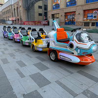 News Resort Train touristique Amusement pour enfants Amusement électrique pour enfants à l'intérieur Promenades en train sans rail dans le centre commercial