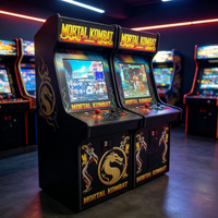 Borne d'arcade sur le thème de Mortal Kombat, 2 joueurs, armoire verticale, fonctionne à pièces, jeux de combat 3D, console de jeu d'arcade rétro