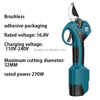 Ciseaux électriques de haute qualité Rechargeable puissant jardin arbre fruitier sécateur et ciseaux artefact pour l'élagage des branches